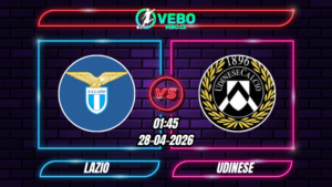 Soi Kèo Lazio vs Udinese 01h45 Ngày 28/04/2026 – Vòng 34 Serie A