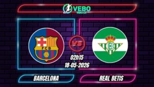 Soi Kèo Barcelona vs Real Betis 02h15 - 18/05/2026
