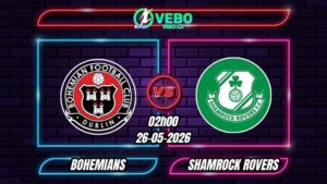 Soi Kèo Bohemians vs Shamrock Rovers 02h00 - 26/05/2026
