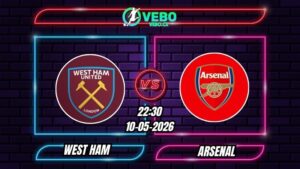 Nhận định West Ham vs Arsenal 22h30 ngày 10/05/2026 - Ngoại hạng Anh
