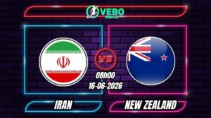 Soi Kèo Iran vs New Zealand 08h00 - 16/06/2026