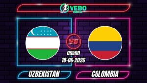 Soi Kèo Uzbekistan vs Colombia 09h00 - 18/06/2026
